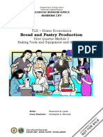 Bread and Pastry Production: TLE - Home Economics