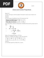 STD 8 Direct and Inverse