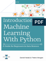 Introduction To Machine Learning With Python A Guide For Beginners in Data Science 9781724417503 1724417509