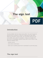 3. The sign test