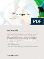 The Sign Test