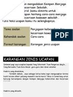 Ucapan Cara-Cara Menjaga Keceriaan Sekolah