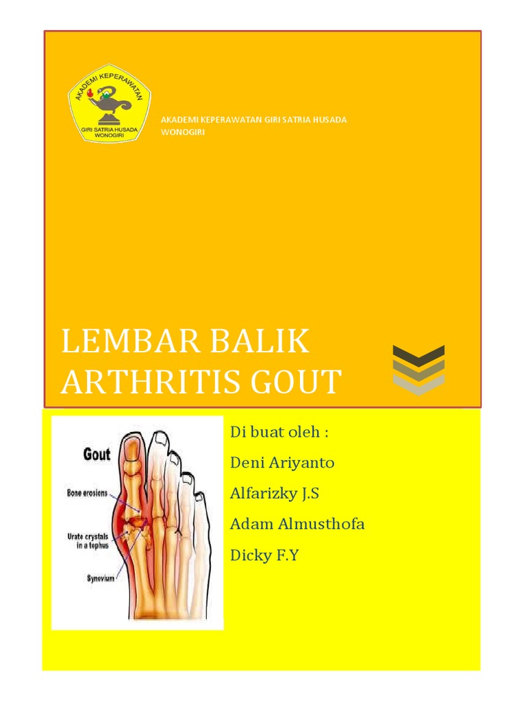 Lembar Balik Arthritis Gout PDF