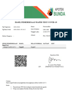 On Site2-Form Rapid Test Covid-19 Apotek Bunda Labuan Bajo - Surat