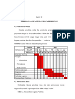 Bab Iv Perencanaan Waktu Dan Biaya Penelitian