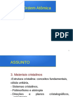 Apresentação Slyde Ordem Atômica