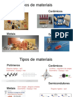 Densidade e Propriedades Mecanicas Por Tipos de Material