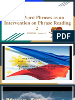 Sight Word Phrases As An Intervention On Phrase Reading 2 (For Slow Readers)