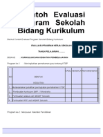 Contoh Evaluasi Program Sekolah Bidang Kurikulum