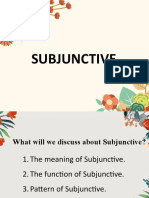 Subjunctive