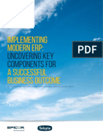 Implementing Modern ERP: A Successful Business Outcome: Uncovering Key Components For
