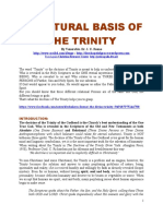 Scriptural Basis of The Trinity