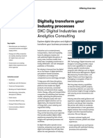 DXC Digital Industries and Analytics Consulting