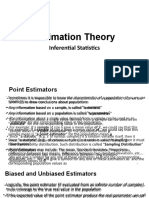 Estimation Theory: Inferential Statistics