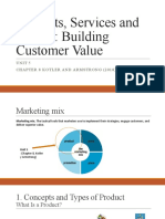 Products, Services and Brands: Building Customer Value: Unit 5 Chapter 8 Kotler and Armstrong (2018)