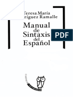 Rodríguez (2005) - Manual de Sintaxis Del Español