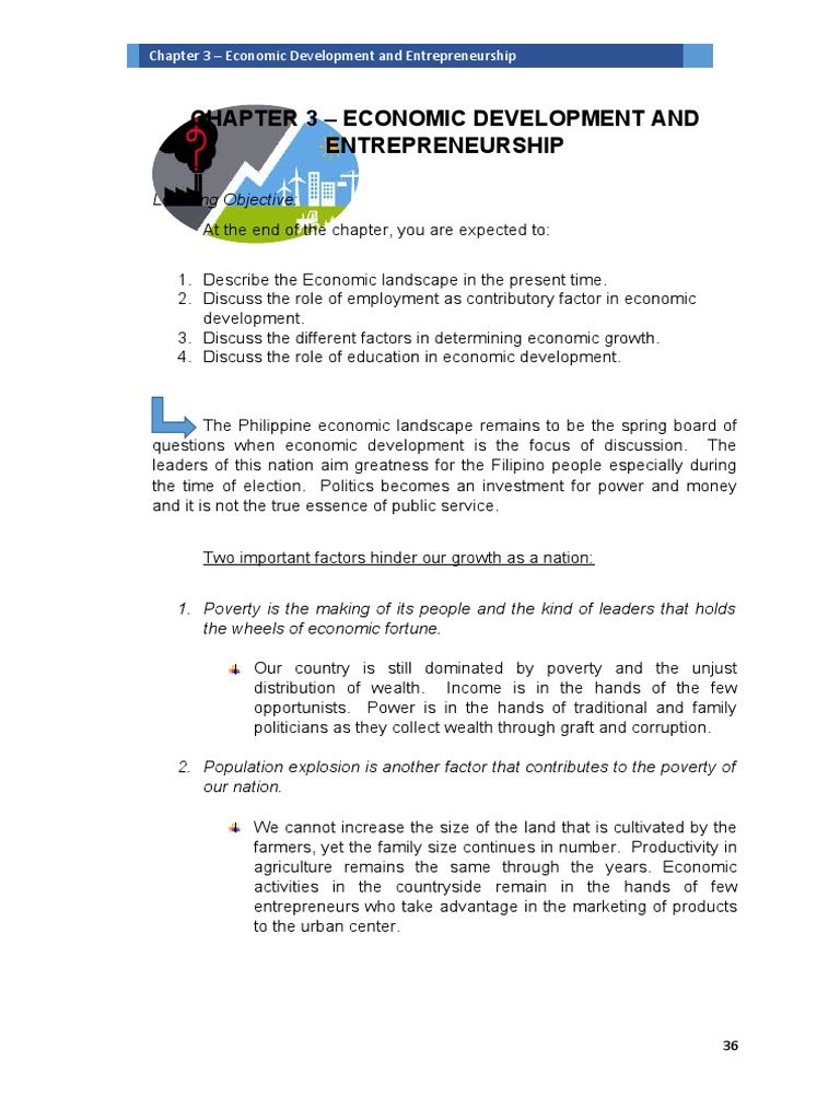 Economic Development and Entrepreneurship | PDF | Entrepreneurship ...