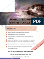 Philosophy and Spirituality 1