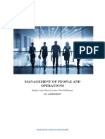Management of People and Operations: Student: Jerlin Giron - Lecture: Peter Mcpherson Lo2 Assessment