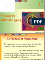 Managers and Managing