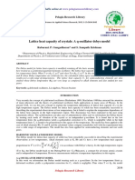 Lattice Heat Capacity of Crystals A Qoscillator Debye Model