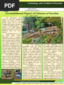 GPP Accomplishment Report