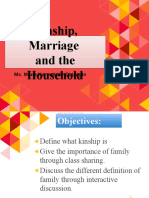 Kinship, Marriage and The Household Kinship, Marriage and The Household