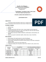 PH Determination - ONLINE LAB NO.2