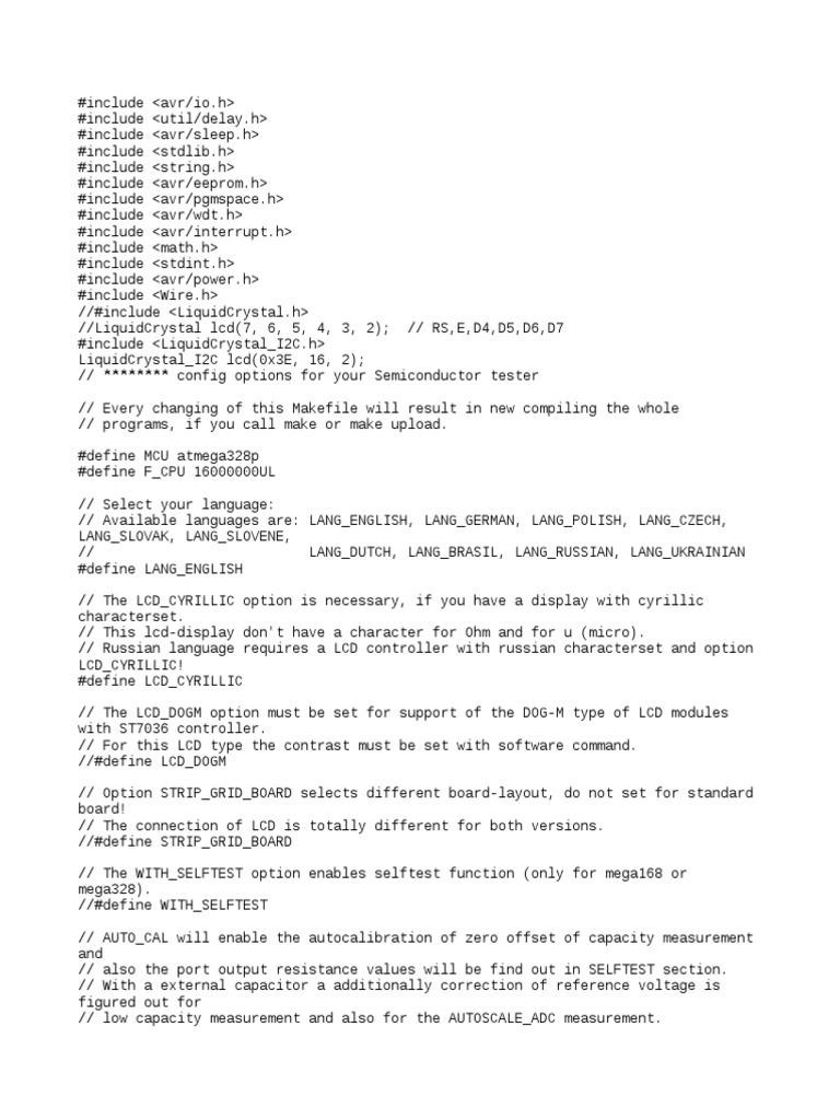 Tester Code v1.1.08 | PDF | Capacitor | Metrology