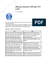 What Is The Difference Between UDP and TCP Internet Protocols?