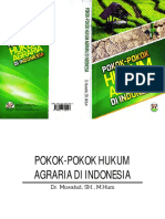 Pokok-Pokok Hukum Agraria Di Indonesia by Dr. Muwahid, S.H., M.hum.