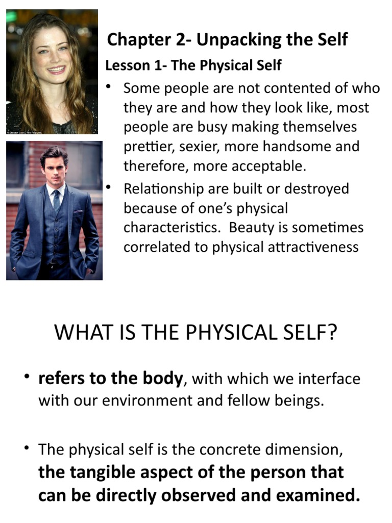 Unpacking The Self - Physical and Sexual Self | PDF | Anatomy ...
