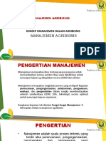 Materi 1-KONSEP MANAJEMEN DAN MANAJEMEN AGRIBISNIS