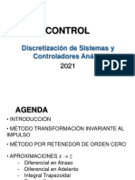 05 Discretización Controladores Análogos 2021
