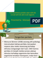 KELOMPOK 3 - Teori Perubahan Perilaku Antar Individu, Social Network and Social Support)