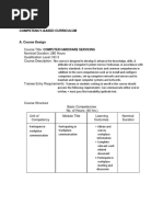 Competency-Based Curriculum: Course Title: Nominal Duration: 280 Hours Qualification Level: NC II Course Description