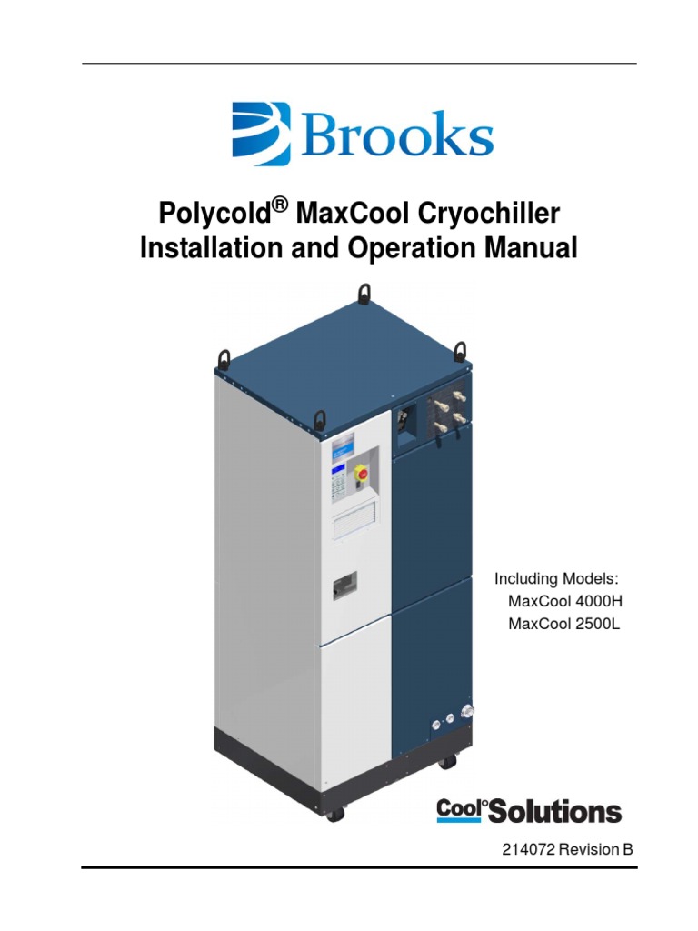 Polycold Maxcool Series | PDF