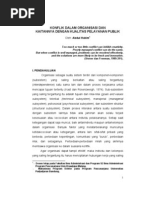 Download Contoh Makalah Organisasi Kaitan Pelayanan Dan Konflik by Rifqi Achsanul Kholqi Alfarisi SN54111862 doc pdf