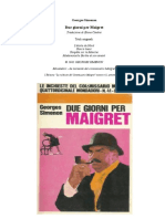 Due Giorni Per Maigret - Georges Simenon