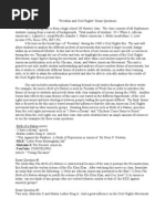 Download Civil Rights Essay Questions by perkins7 SN54112408 doc pdf