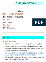 Chuong 2 - PYTHON - Tuple, Set, Dictionrary