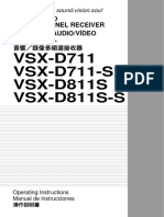 Pioneer VSX d711 S Manual ESPAÑOL