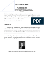 Populismo no Brasil: da Revolução de 1930 ao neoliberalismo