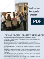 Qualitative Research Design