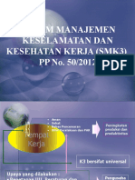 SMK3 PP No. 50 Tahun 2012 Awareness 2020