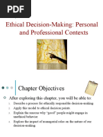 Ethical Decision-Making: Personal and Professional Contexts