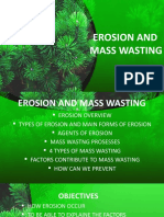 Erosion and Mass Wasting Guide