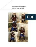 Pirate Assassin Costume: The Over Tunic and Sash
