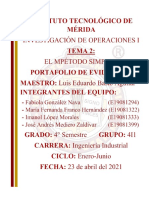 Portafolio Tema 2 Investigacion de Operaciones I 4I1 Gonzalez Franco LopezMediero.