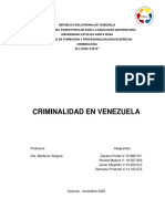 CRIMINALIDAD EN VENEZUELA